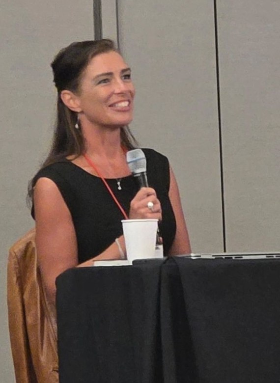 Sarah N. Dimmich speaking on a panel at the 2025 Railroad Liability Conference